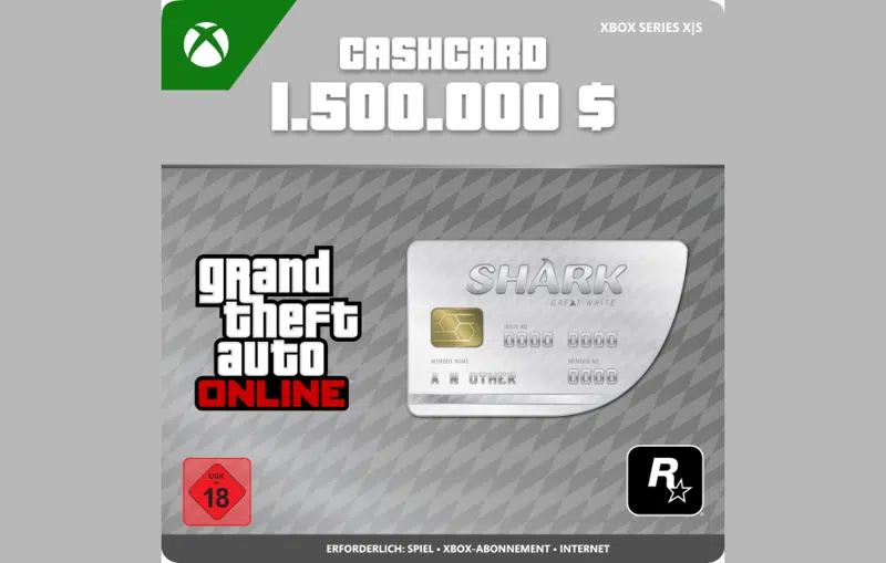 XBOX - GTA Online Great White Shark Cash Card